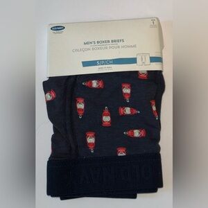 Old Navy Men’s Blue & Red Lantern Boxer Briefs, Size S (30-31)